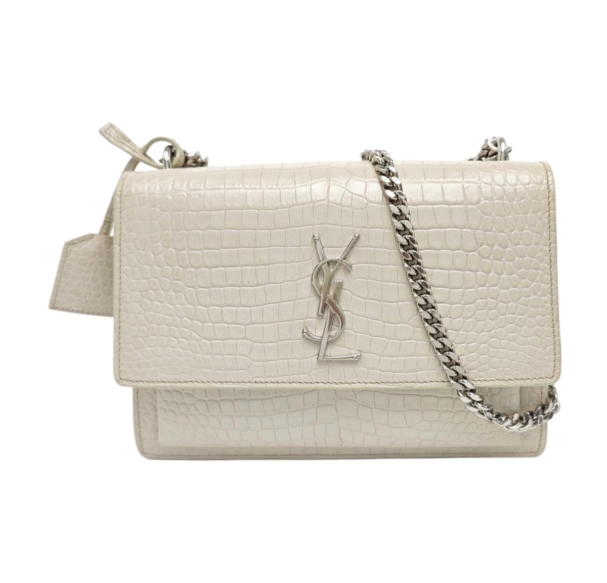 Saint Laurent - Sunset - Leather - White - (Medium)