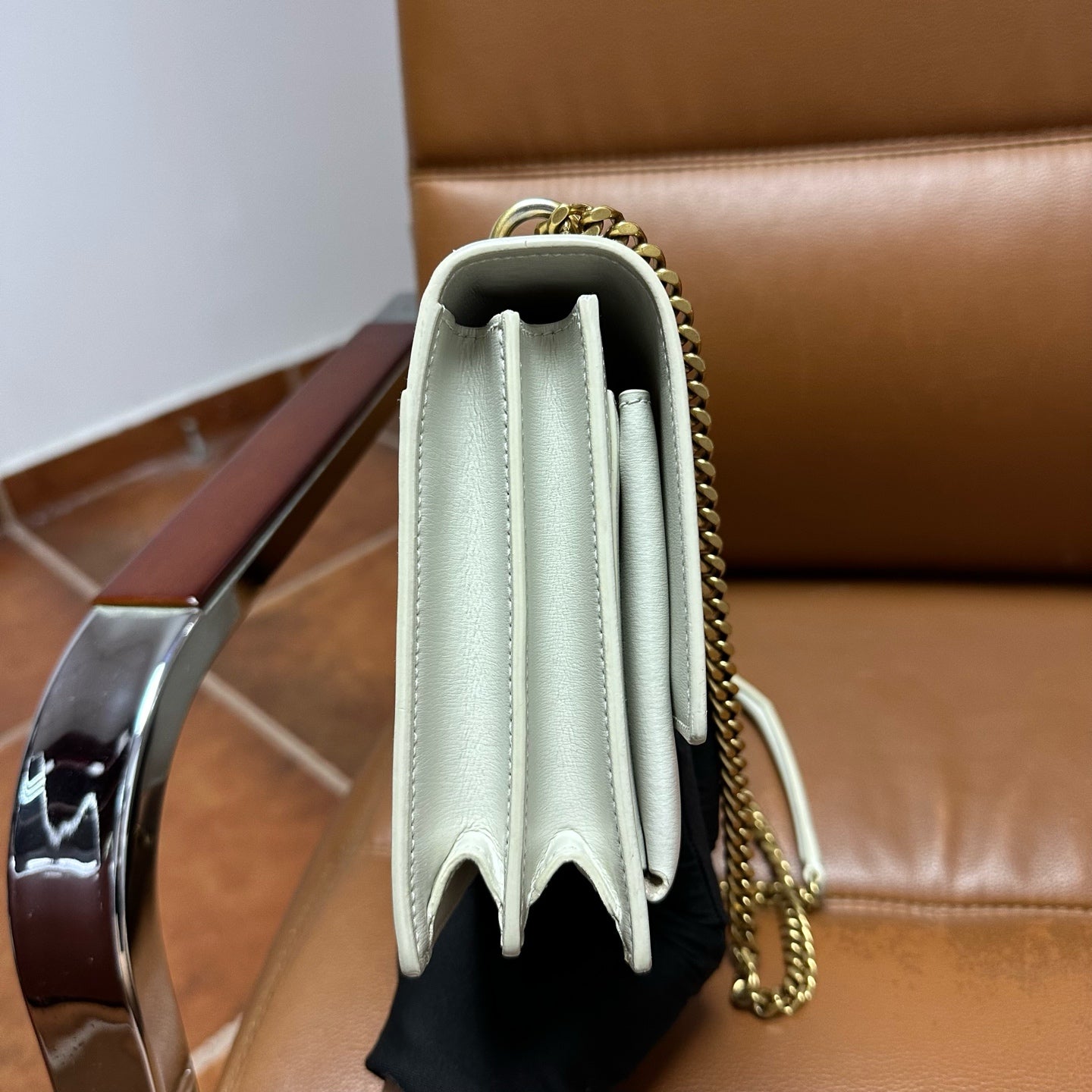 Saint Laurent - Sunset - Leather - White - (medium)
