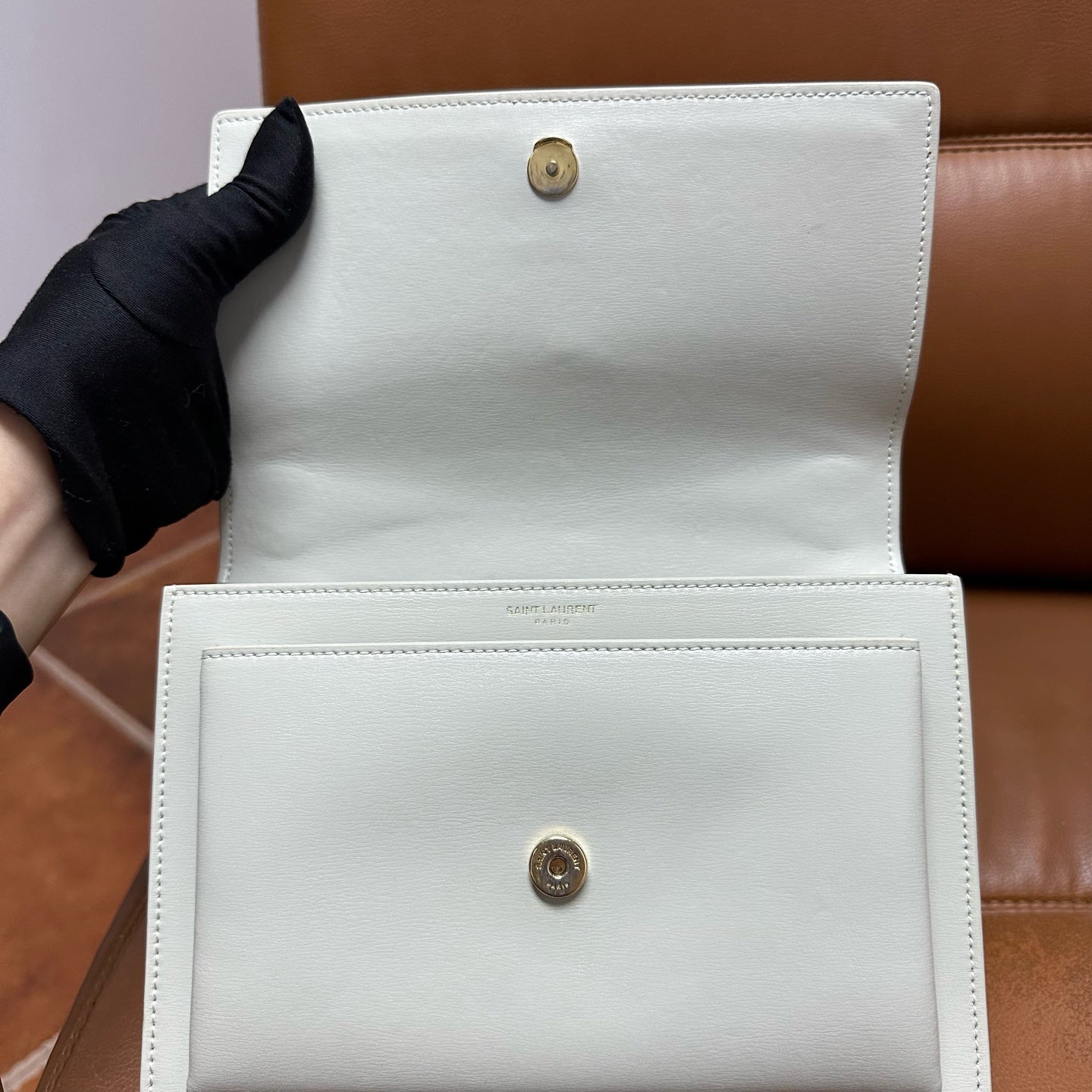 Saint Laurent - Sunset - Leather - White - (medium)