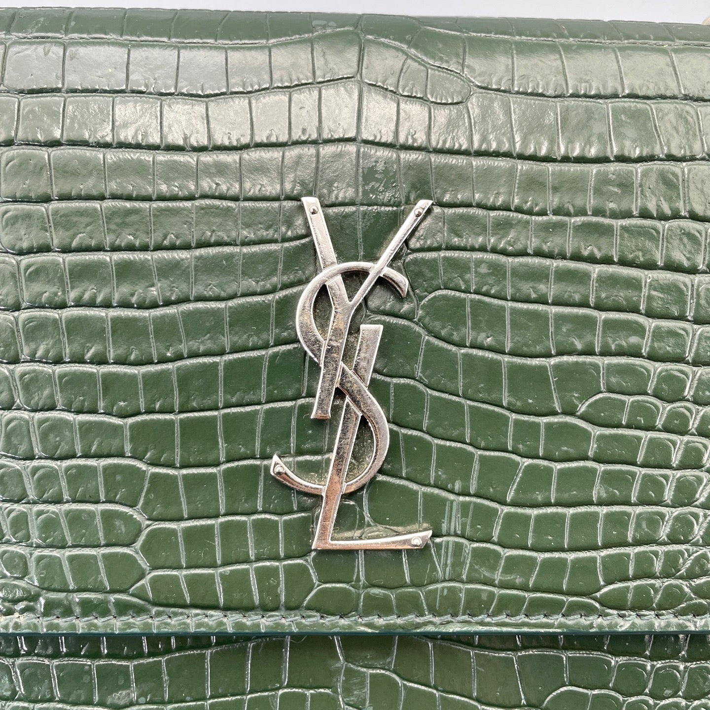 Saint Laurent - Sunset Medium - Leather - Green - (Medium)