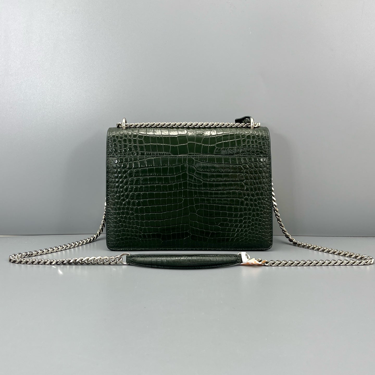 Saint Laurent - Sunset Medium - Leather - Green - (Medium)