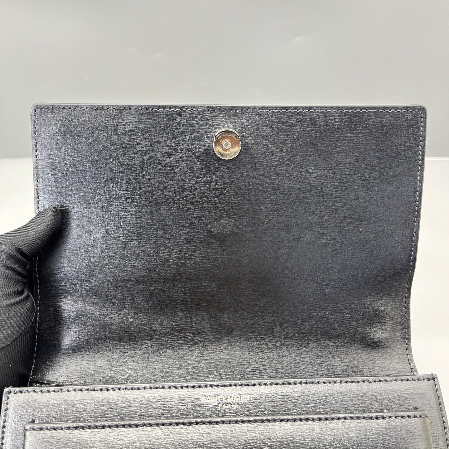 Saint Laurent - Sunset Medium - Smooth leather - Black - (Medium)