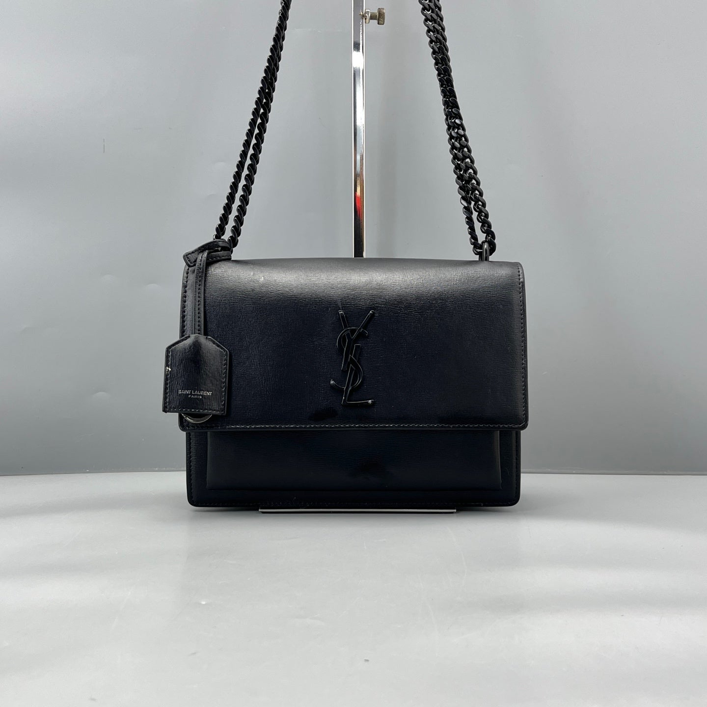 Saint Laurent - Sunset Medium - Smooth leather - Black - (Medium)