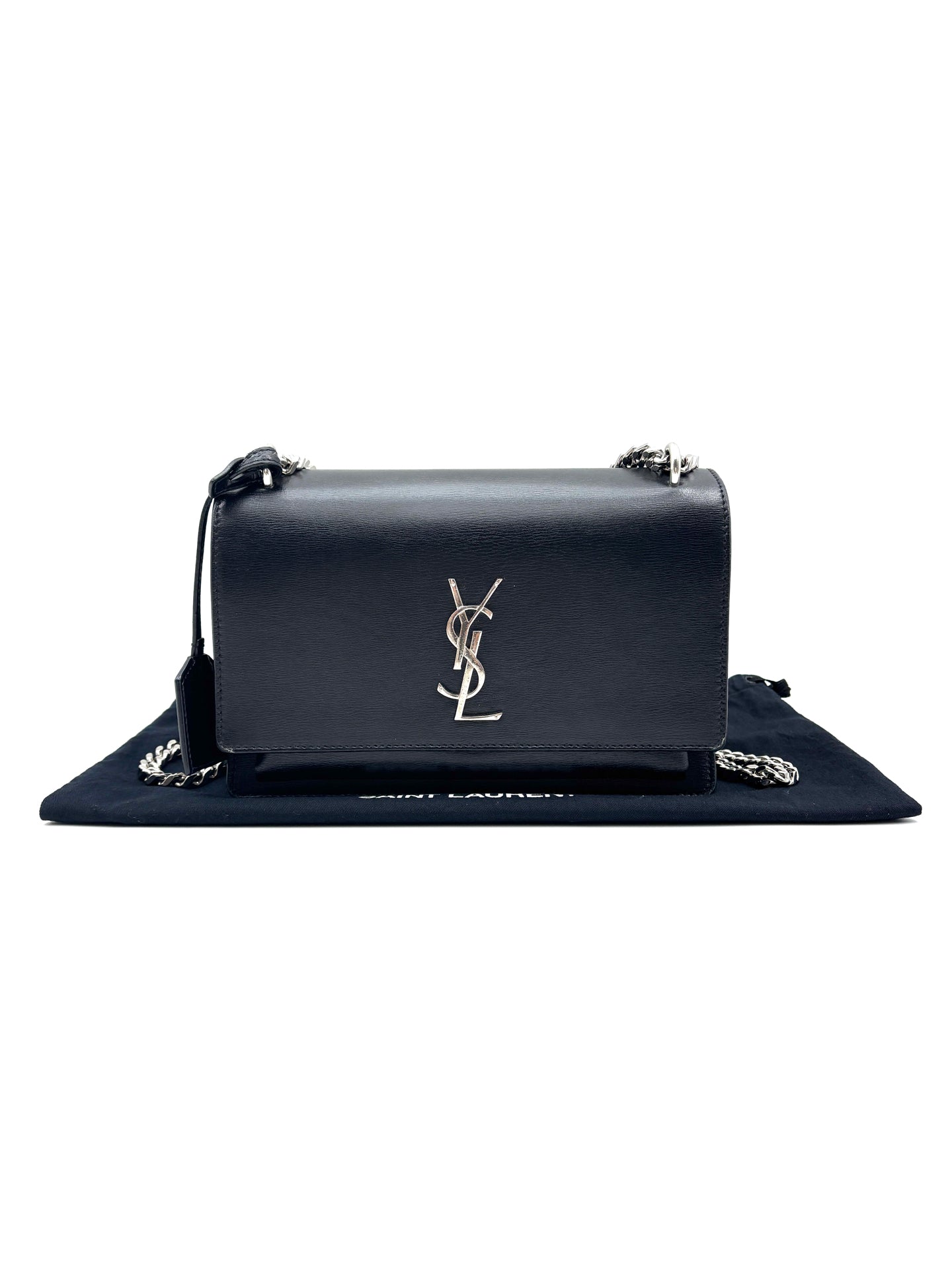 Saint Laurent - Sunset - Smooth leather - Black - (medium)