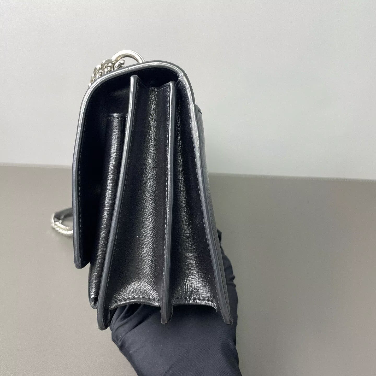 Saint Laurent - Sunset - Smooth leather - Black - (Medium)