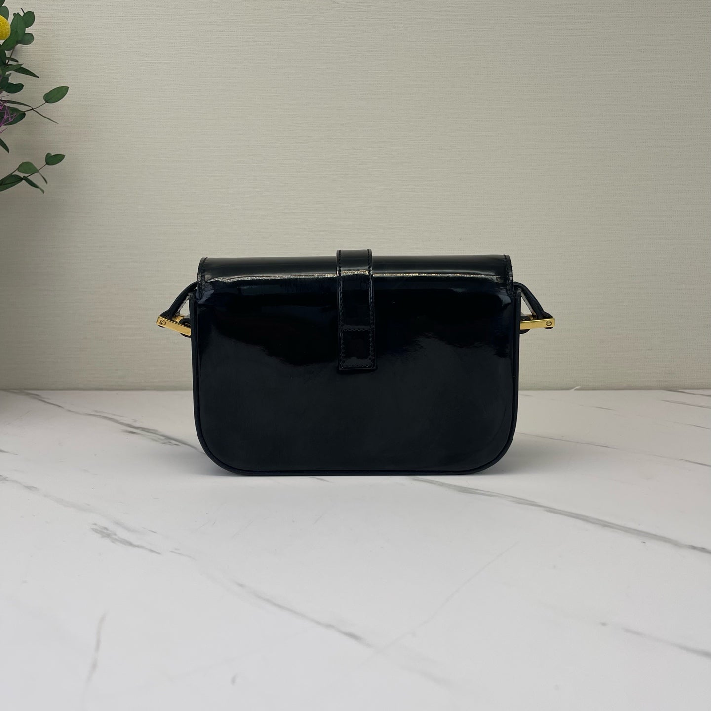 Saint Laurent - Universite - Patent leather - Black - (small)