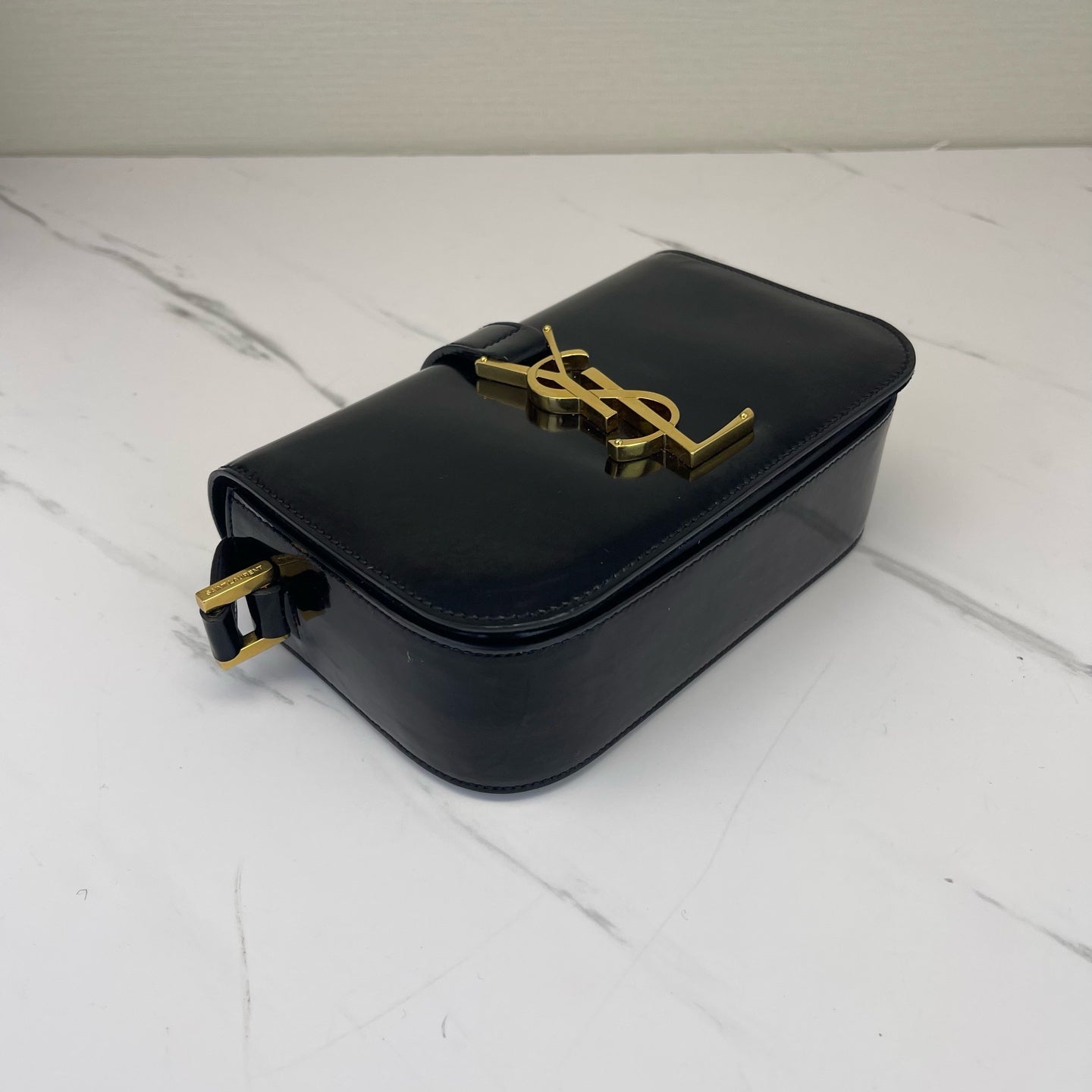Saint Laurent - Universite - Patent leather - Black - (small)