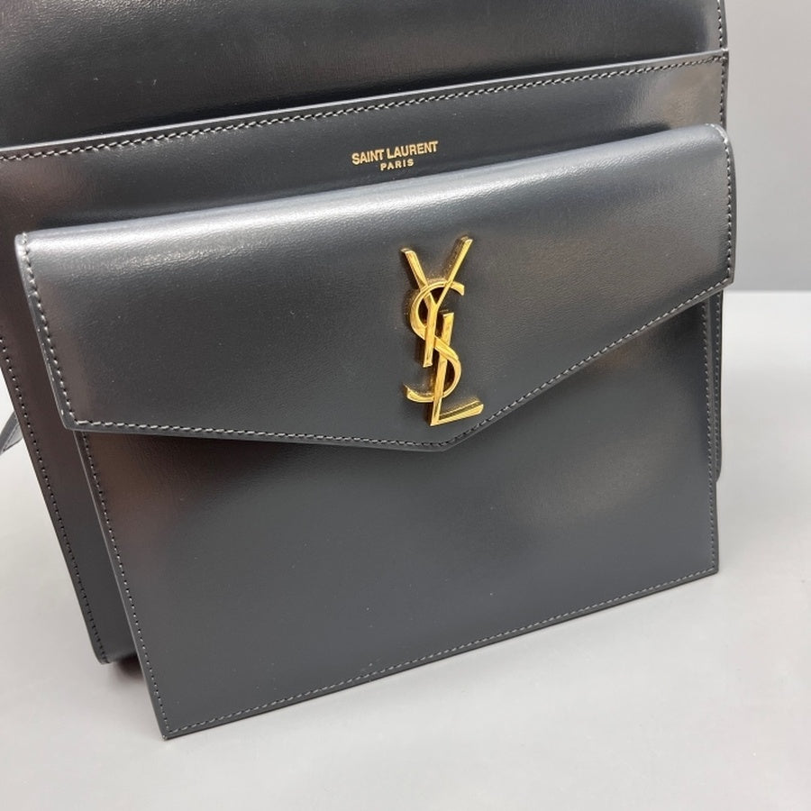 Saint Laurent - Uptown Box - Leather - Grey - (medium)