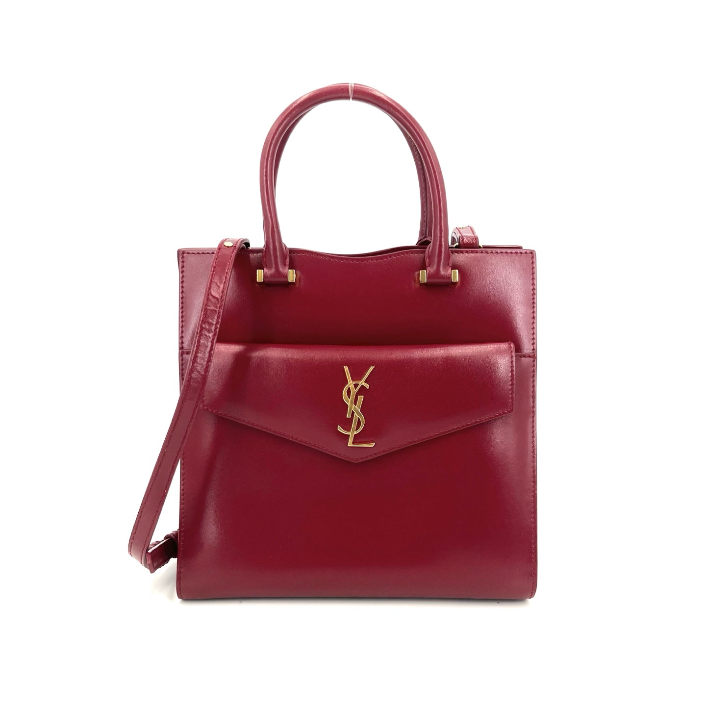 Saint Laurent - Uptown - Leather - Red - (small)