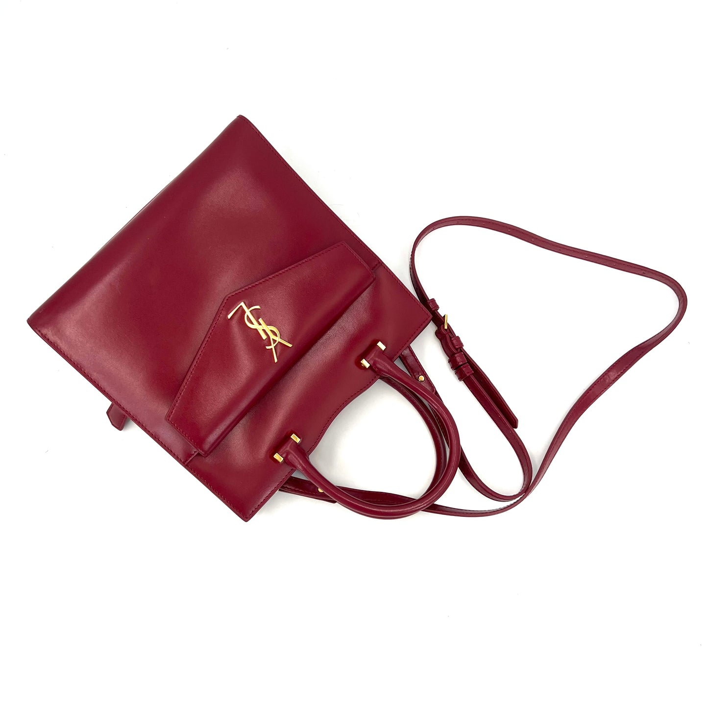 Saint Laurent - Uptown - Leather - Red - (small)