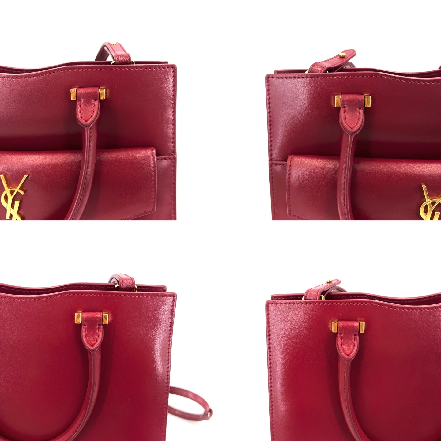 Saint Laurent - Uptown - Leather - Red - (small)