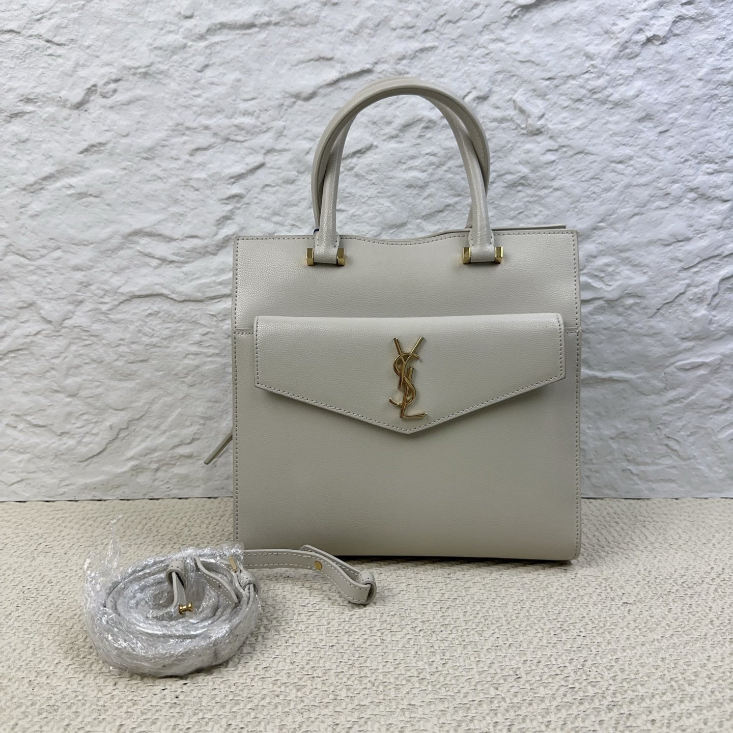 Saint Laurent - Uptown - Leather - White - (Medium)