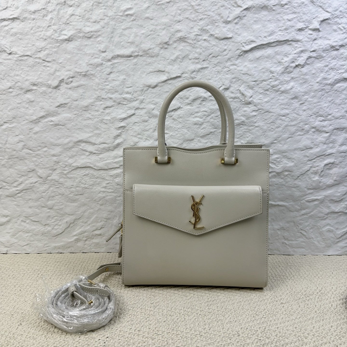 Saint Laurent - Uptown - Leather - White - (Medium)