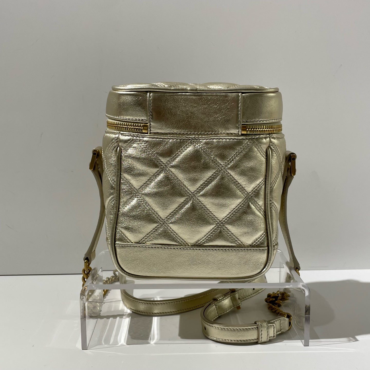 Saint Laurent - Vanity - Leather - Gold - (mini)