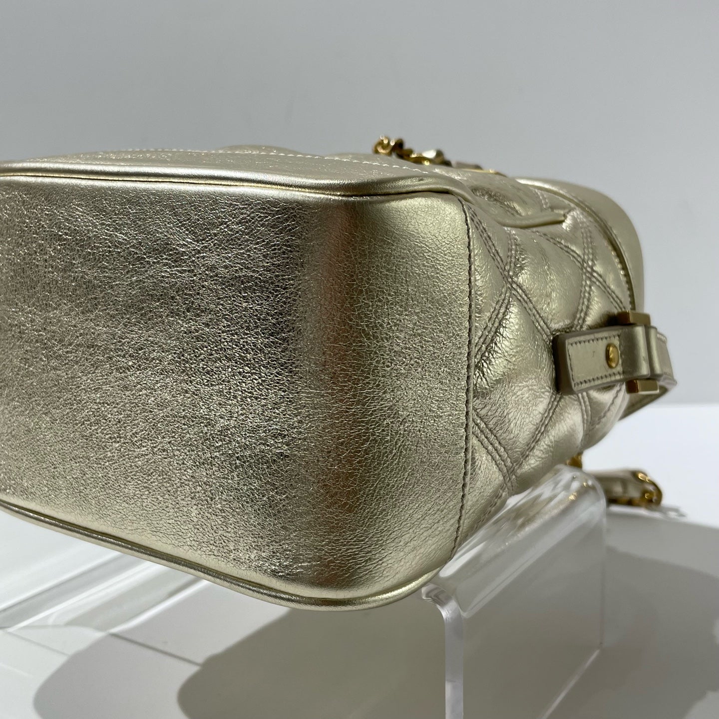 Saint Laurent - Vanity - Leather - Gold - (mini)