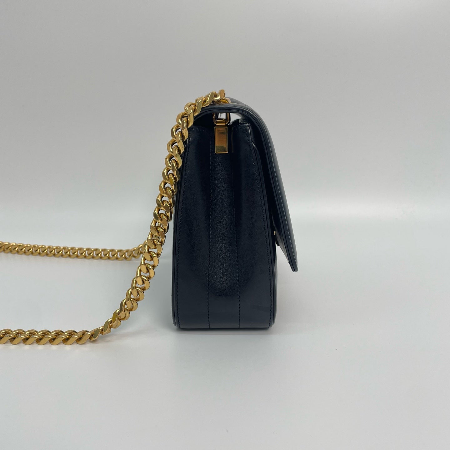 Saint Laurent - Vicky - Leather - Black - (medium)