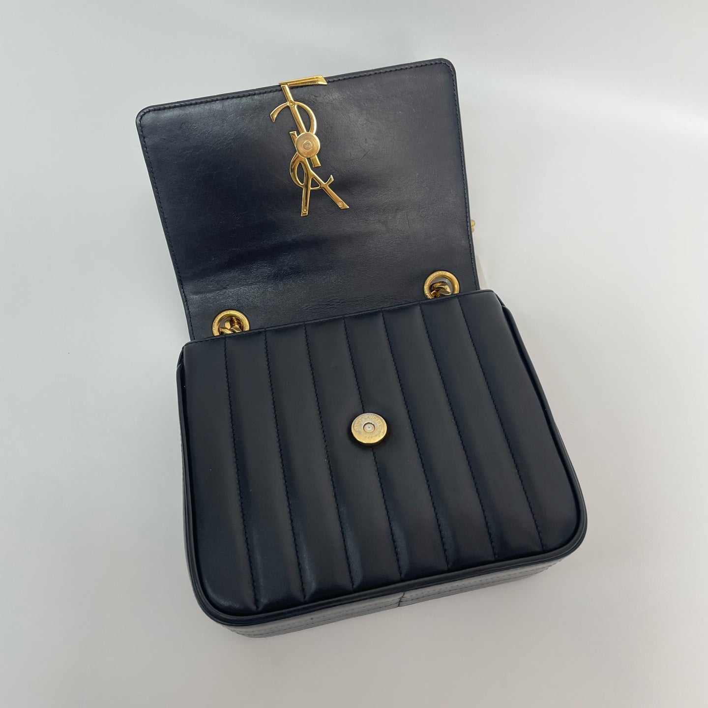 Saint Laurent - Vicky - Leather - Black - (medium)