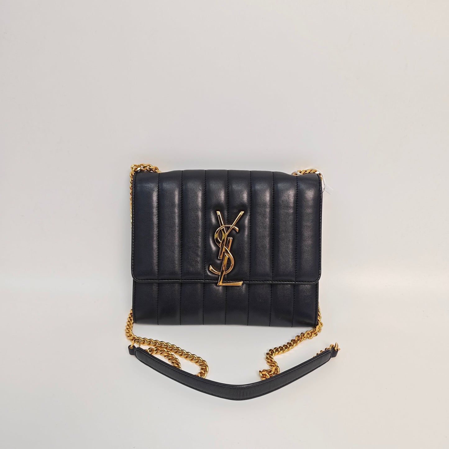 Saint Laurent - Vicky - Leather - Black - (small)