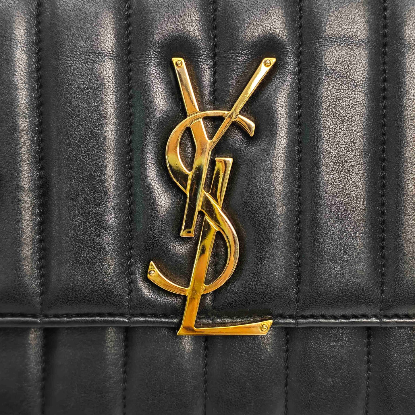 Saint Laurent - Vicky - Leather - Black - (small)