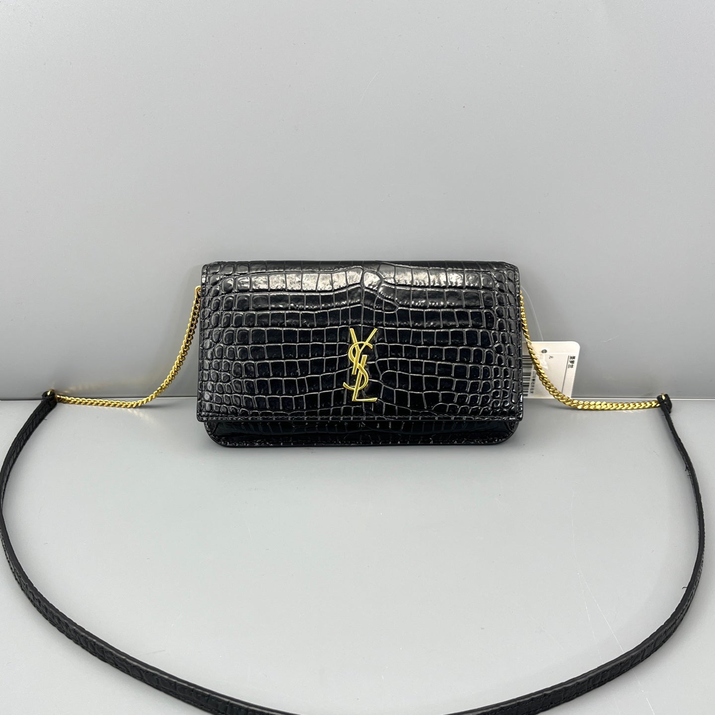 Saint Laurent - WOC (Wallet on Chain) - Leather - Black - (mini)