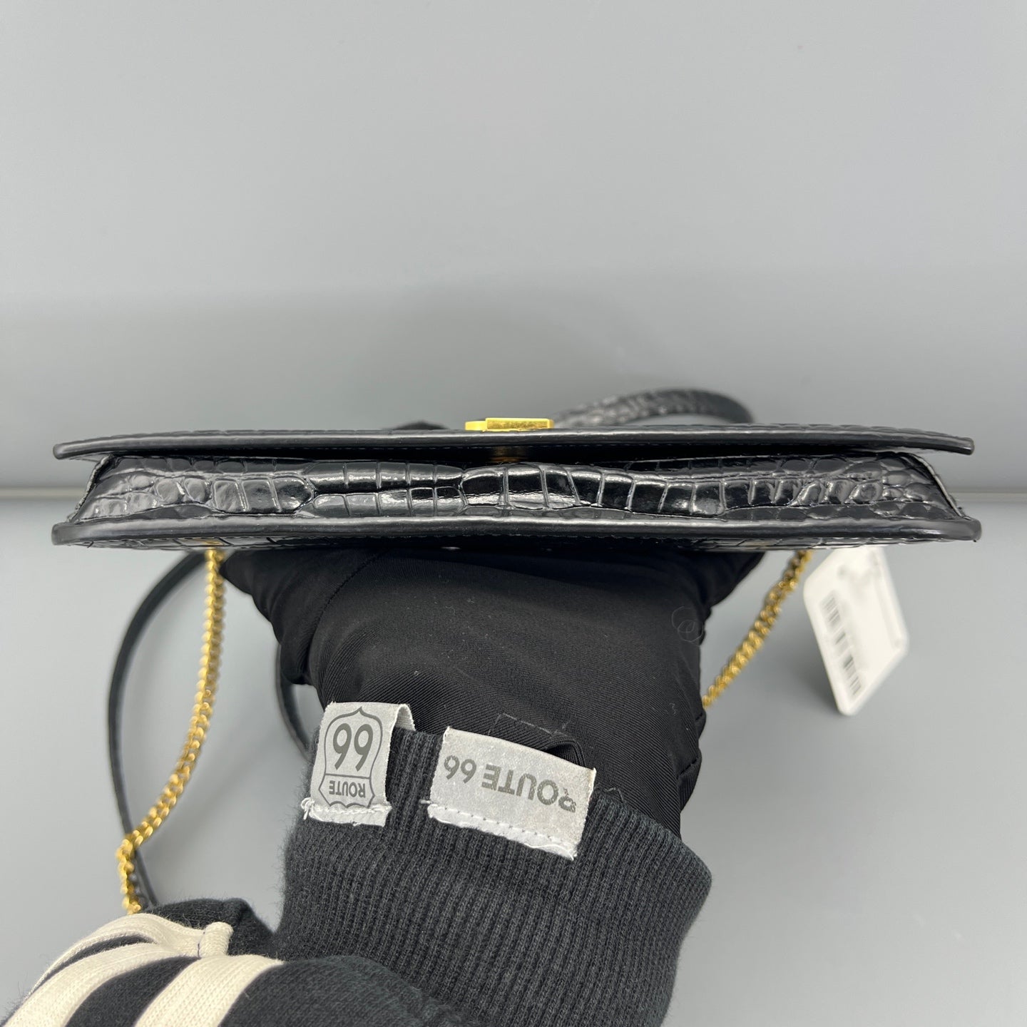 Saint Laurent - WOC (Wallet on Chain) - Leather - Black - (mini)