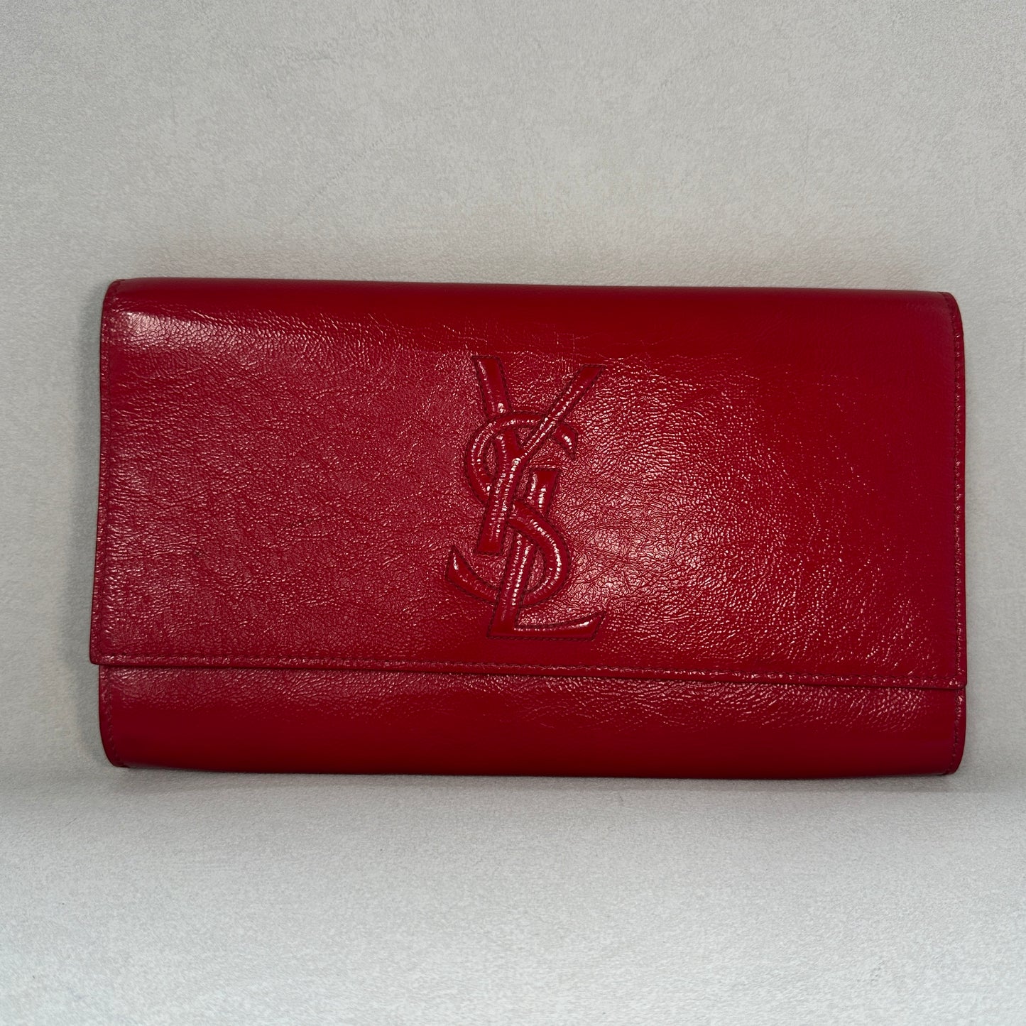 Saint Laurent - YSL Monogram - Leather - Red - (Other)