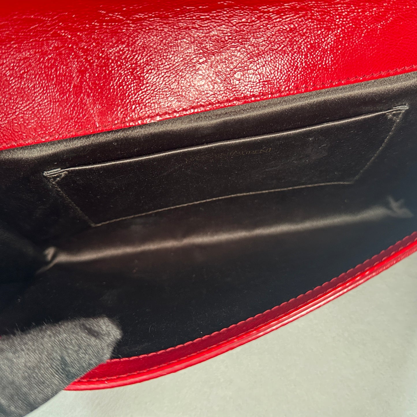 Saint Laurent - YSL Monogram - Leather - Red - (Other)