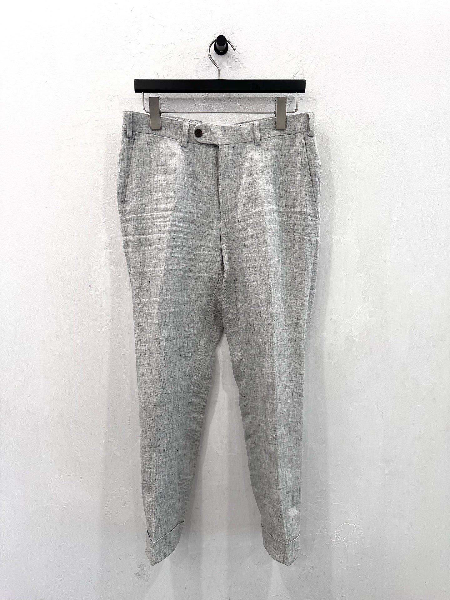 Suitsupply - Brescia with turn up A - Linen - Grey - (42)