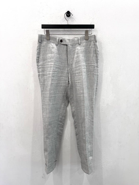 Suitsupply - Brescia with turn up A - Linen - Grey - (42)