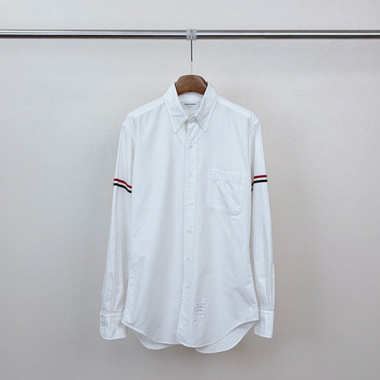 Thom Browne - Button-down Shirt - Cotton - White - (2)