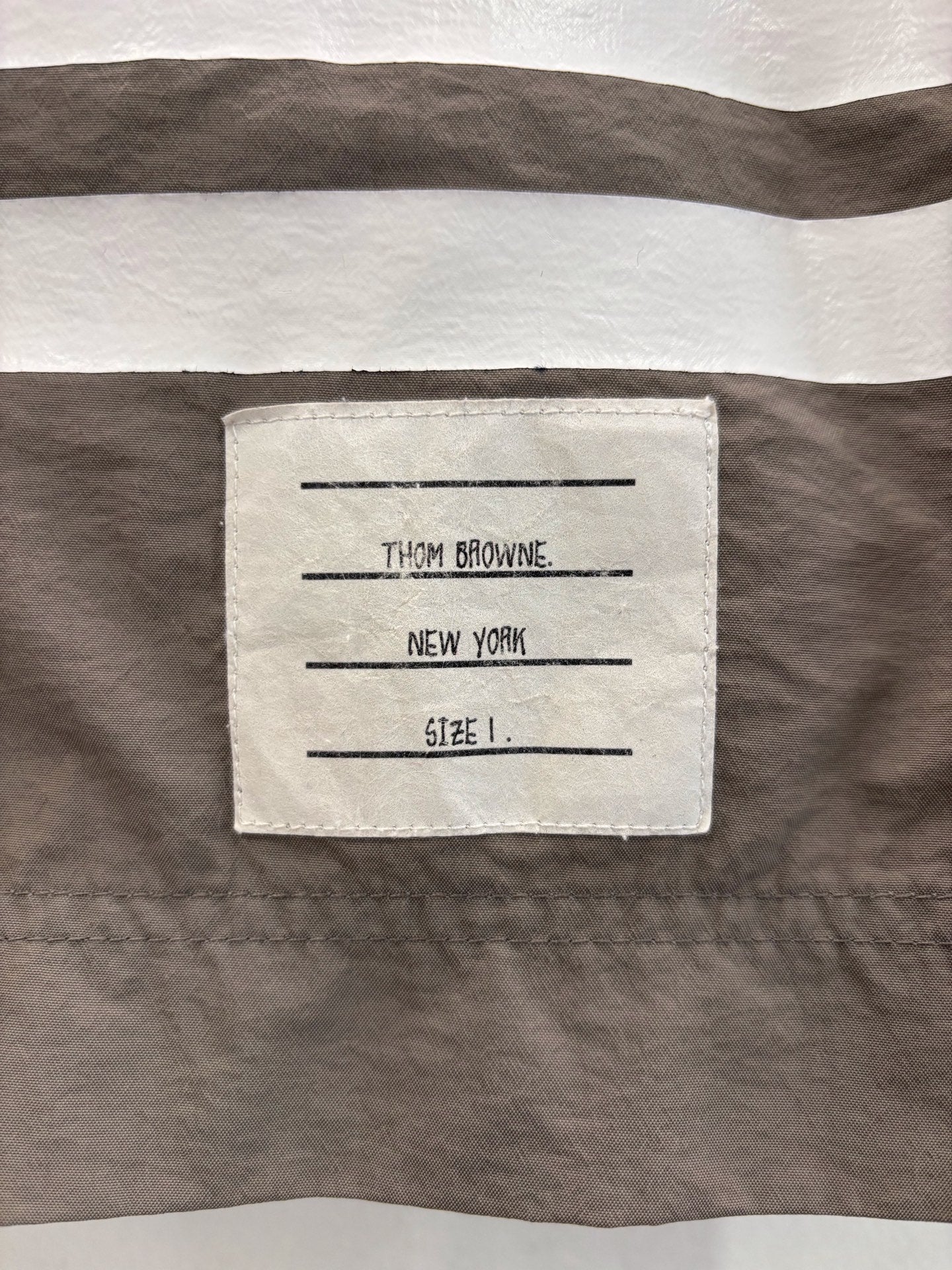 Thom Browne - Casual Shorts - Polyamide with Nylon lining - Grey - (1)