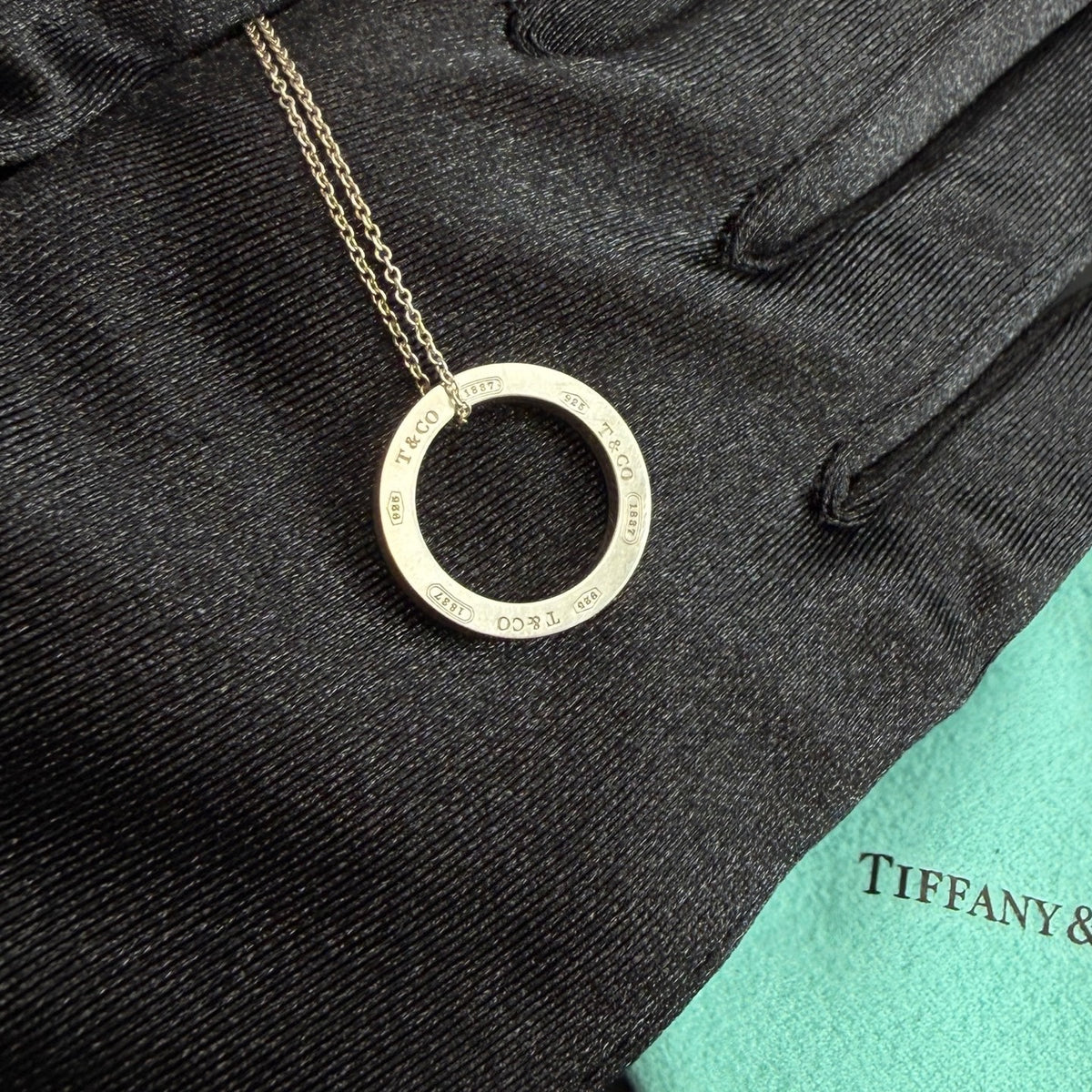 Tiffany & Co. - 1837 Circle Pendant - 925 sterling silver - Silver