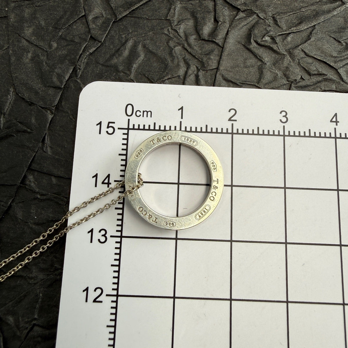 Tiffany & Co. - 1837 Circle Pendant - 925 sterling silver - Silver