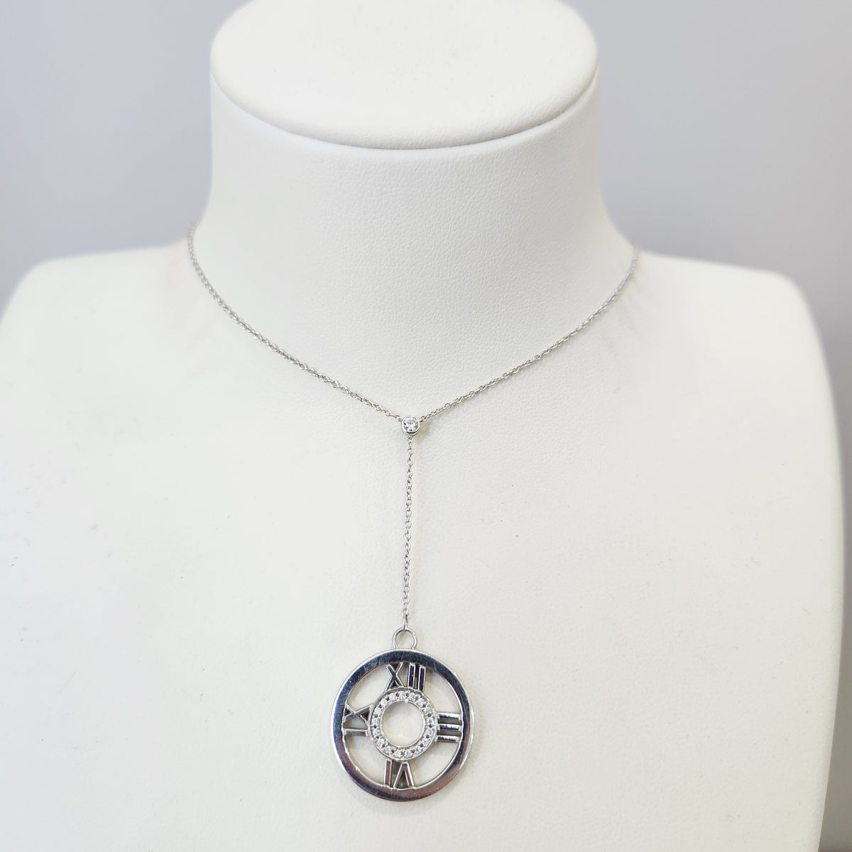 Tiffany & Co. - Atlas - 18K white gold with diamonds - Silver