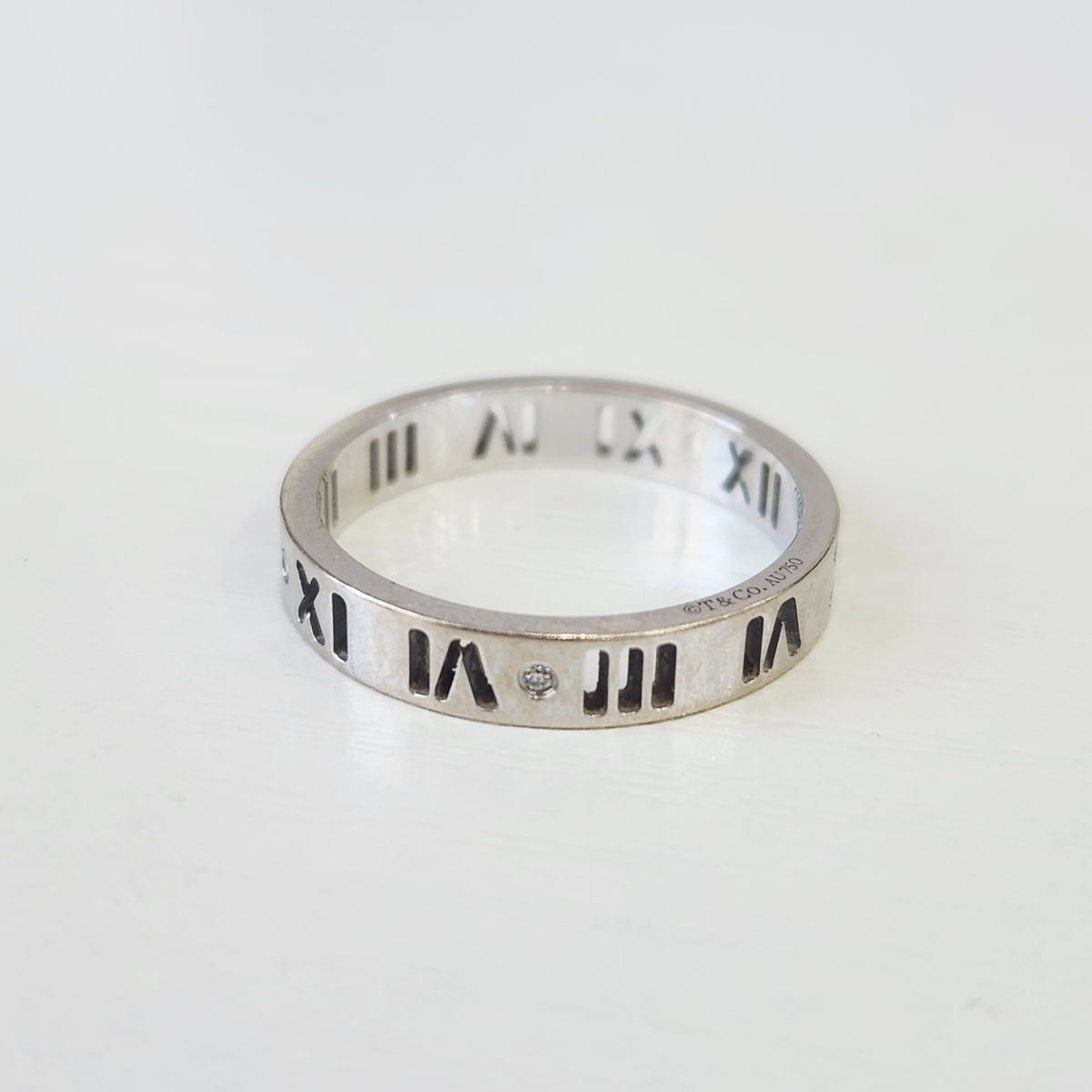 Tiffany & Co - Atlas - White gold - Silver - (54)