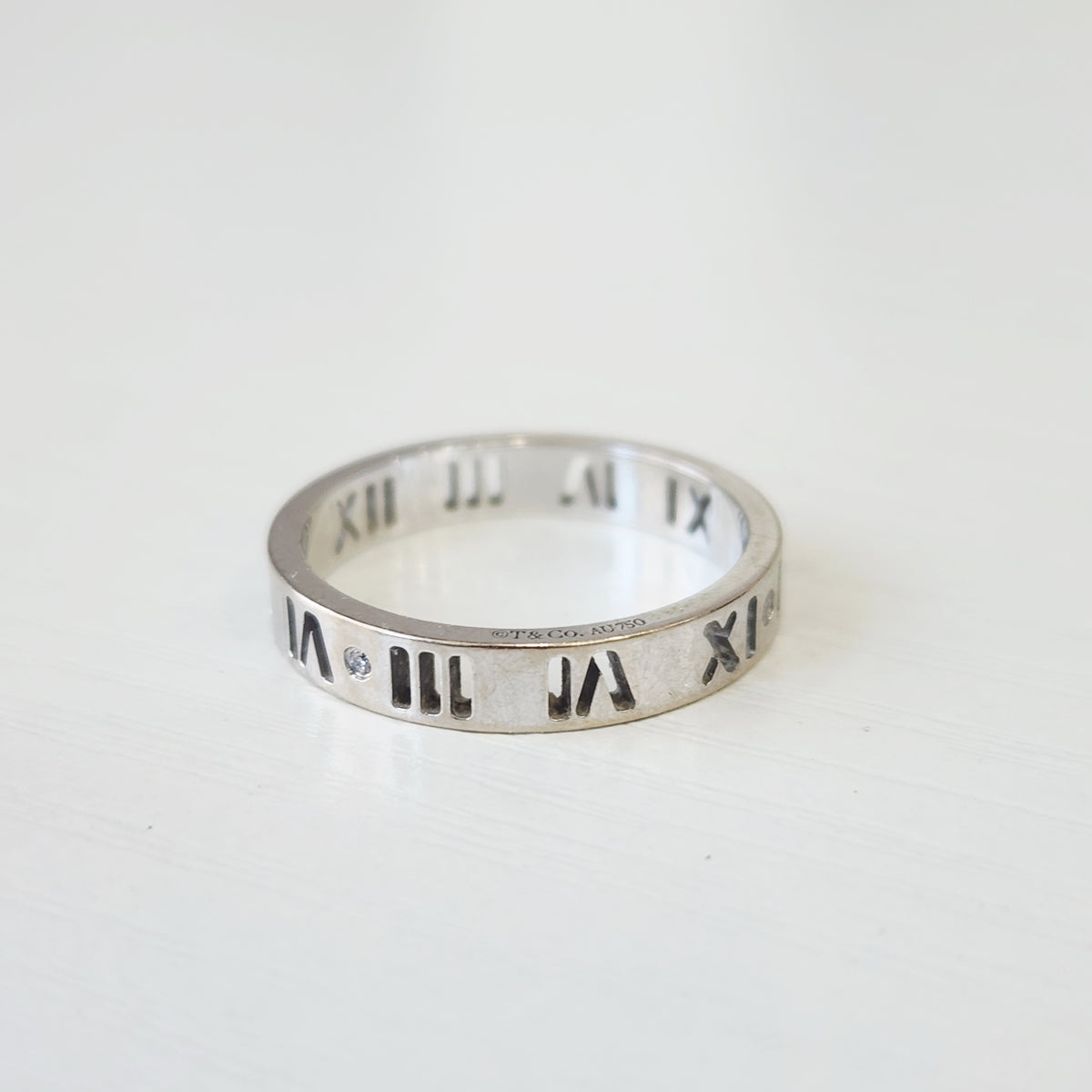 Tiffany & Co - Atlas - White gold - Silver - (54)
