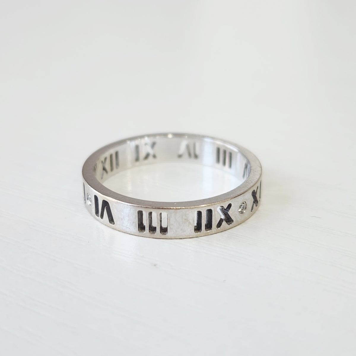 Tiffany & Co - Atlas - White gold - Silver - (54)