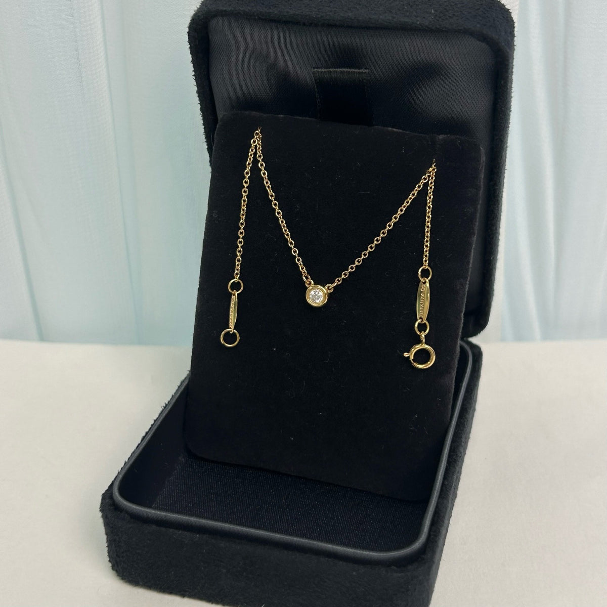 Tiffany & Co. - Diamonds by the Yard - 18k rose gold with a single diamond, approximately 0.09 ct - Pink - (Approx. 40 cm)