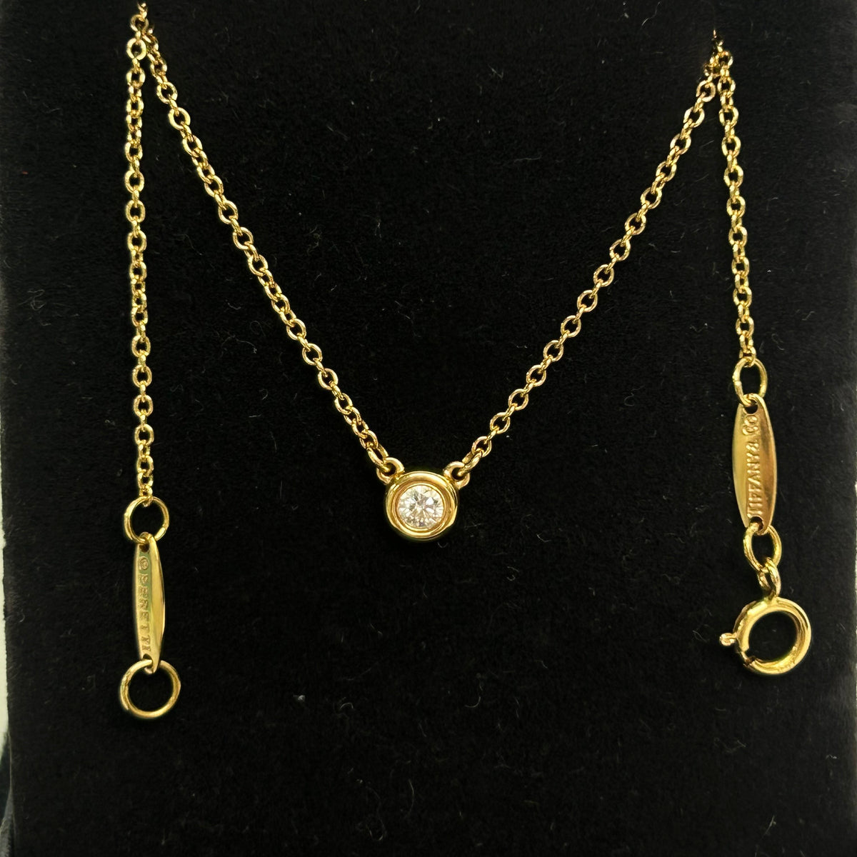 Tiffany & Co. - Diamonds by the Yard - 18k rose gold with a single diamond, approximately 0.09 ct - Pink - (Approx. 40 cm)