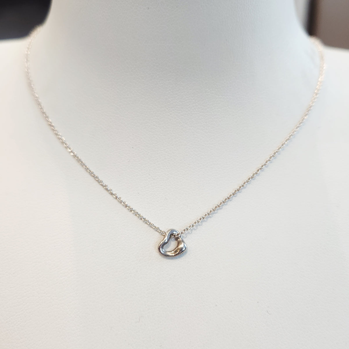 Tiffany & Co. - Elsa Peretti Open Heart Mini - Sterling silver, 925 - Silver - (mini)