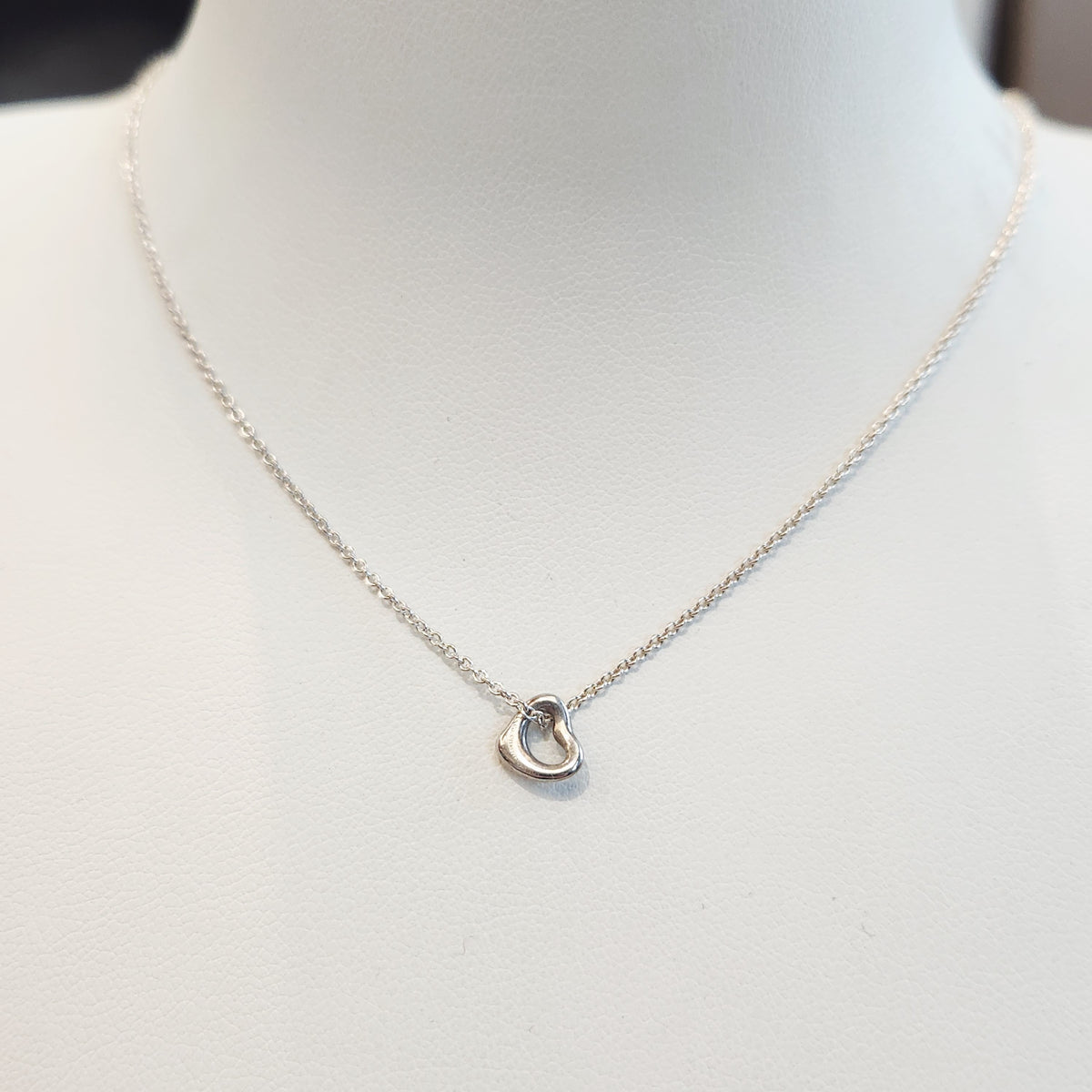 Tiffany & Co. - Elsa Peretti Open Heart Mini - Sterling silver, 925 - Silver - (mini)