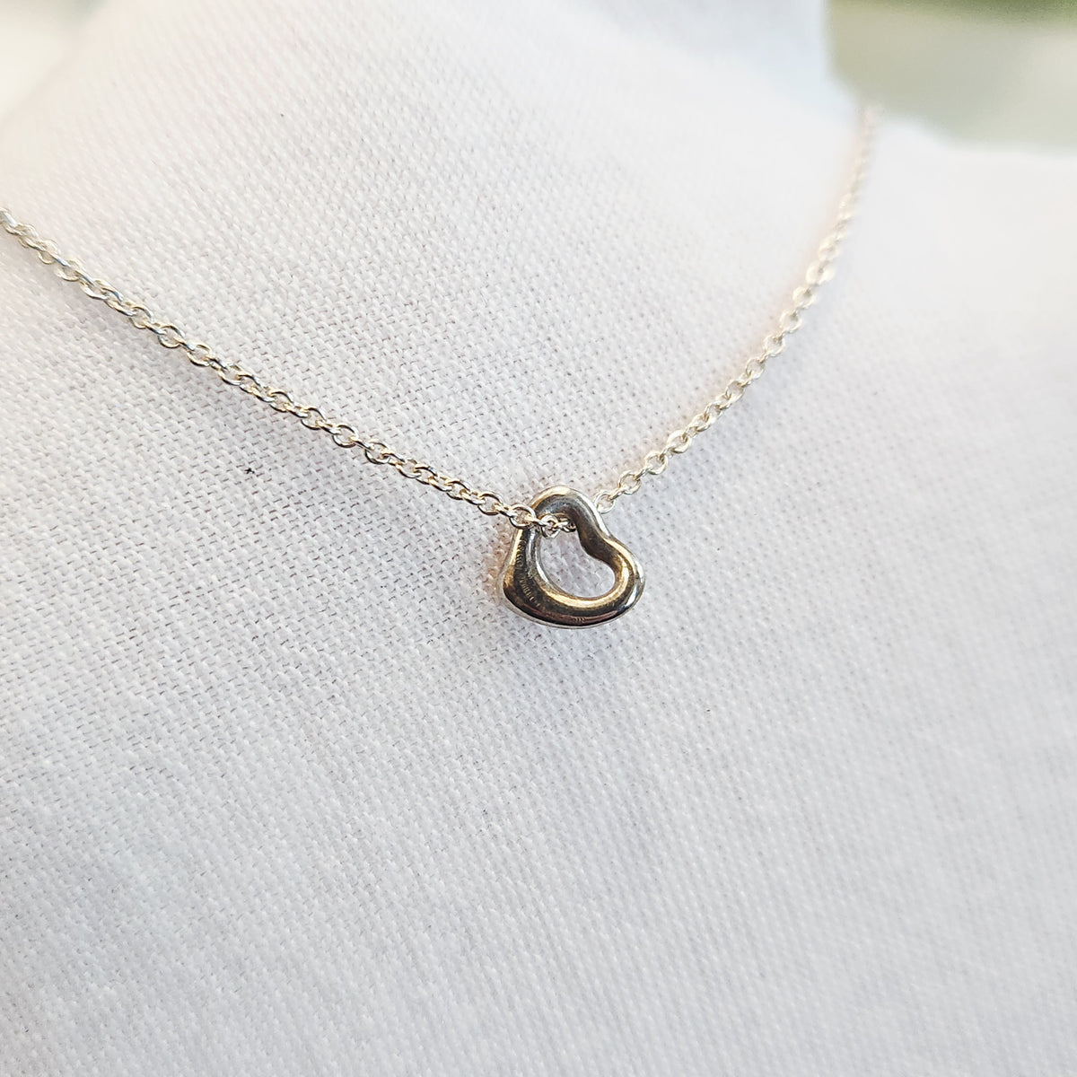 Tiffany & Co. - Elsa Peretti Open Heart Mini - Sterling silver, 925 - Silver - (mini)