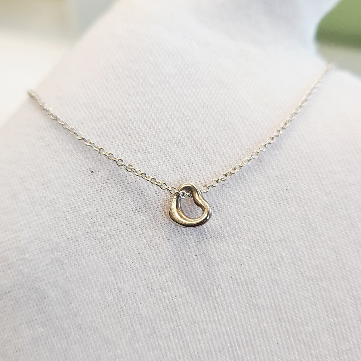 Tiffany & Co. - Elsa Peretti Open Heart Mini - Sterling silver, 925 - Silver - (mini)