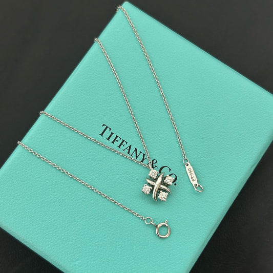 Tiffany & Co. - Jean Schlumberger Lynn - 950 platinum with diamond accents - Silver