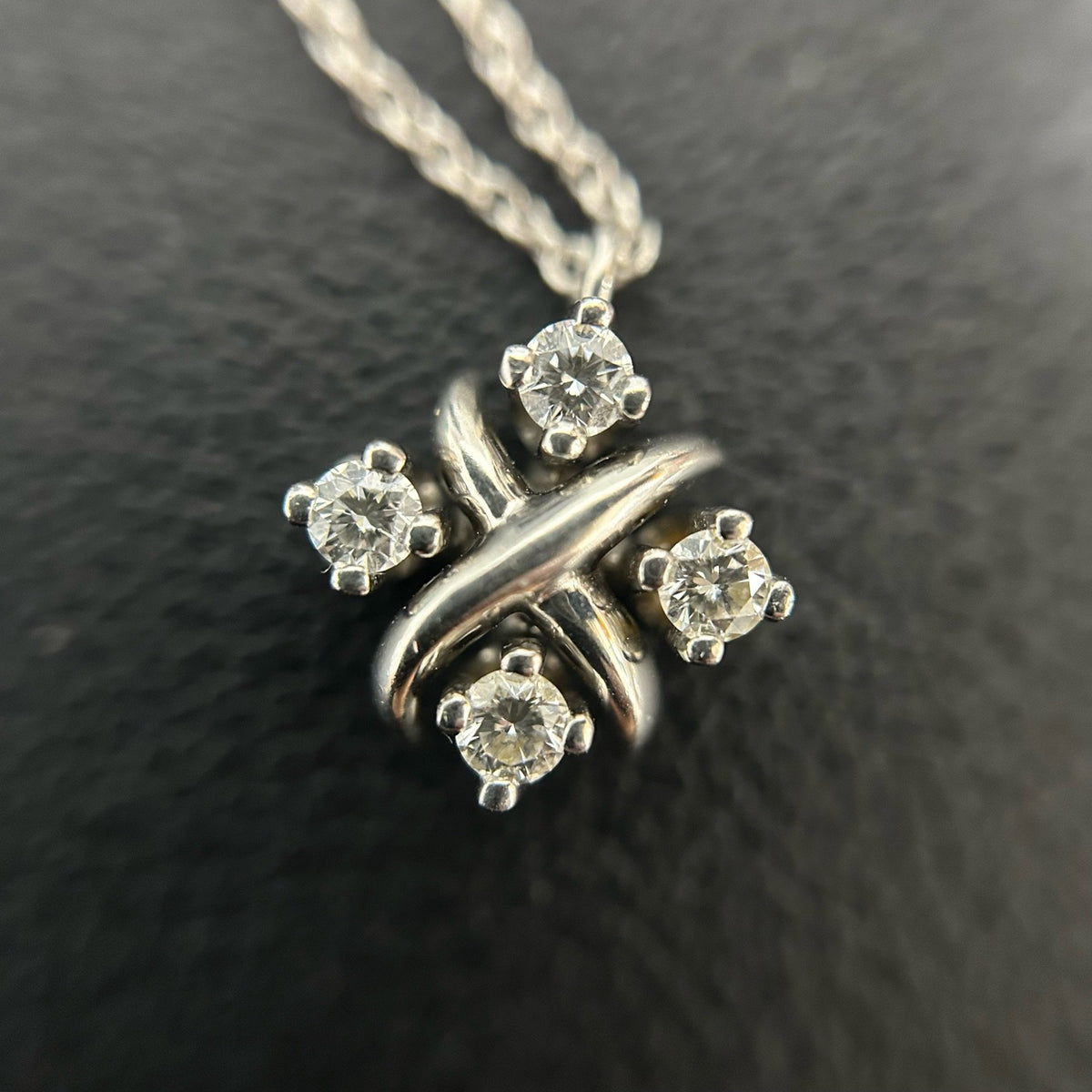 Tiffany & Co. - Jean Schlumberger Lynn - 950 platinum with diamond accents - Silver