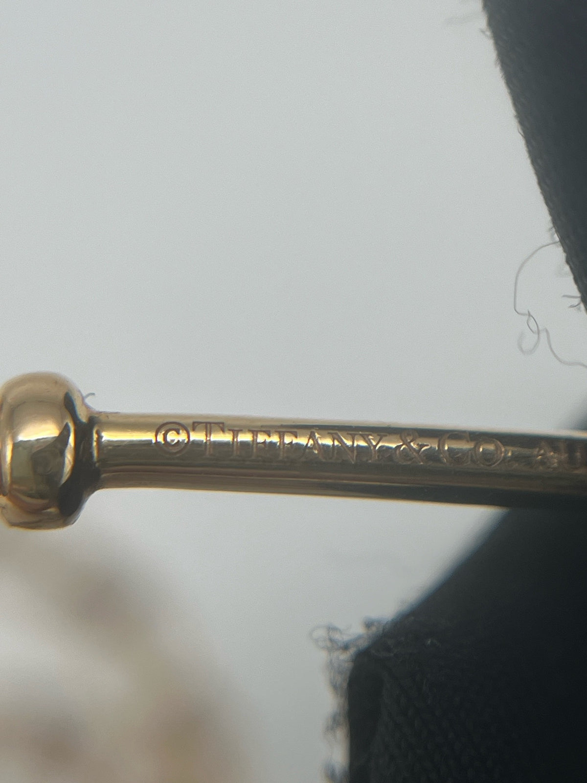Tiffany & Co. - Keys Bow Key Pendant - 18K rose gold with diamond accents. - Gold
