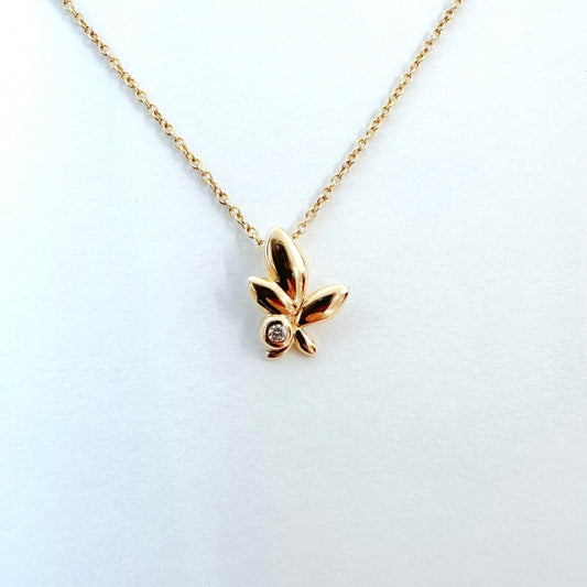 Tiffany & Co - Paloma Picasso Olive Leaf - Pink gold - Gold - (40 cm)