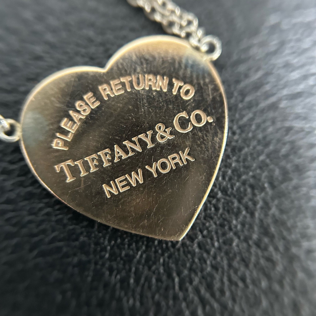 Tiffany & Co. - Return to Tiffany Double Chain Heart Necklace - 925 sterling silver - Silver