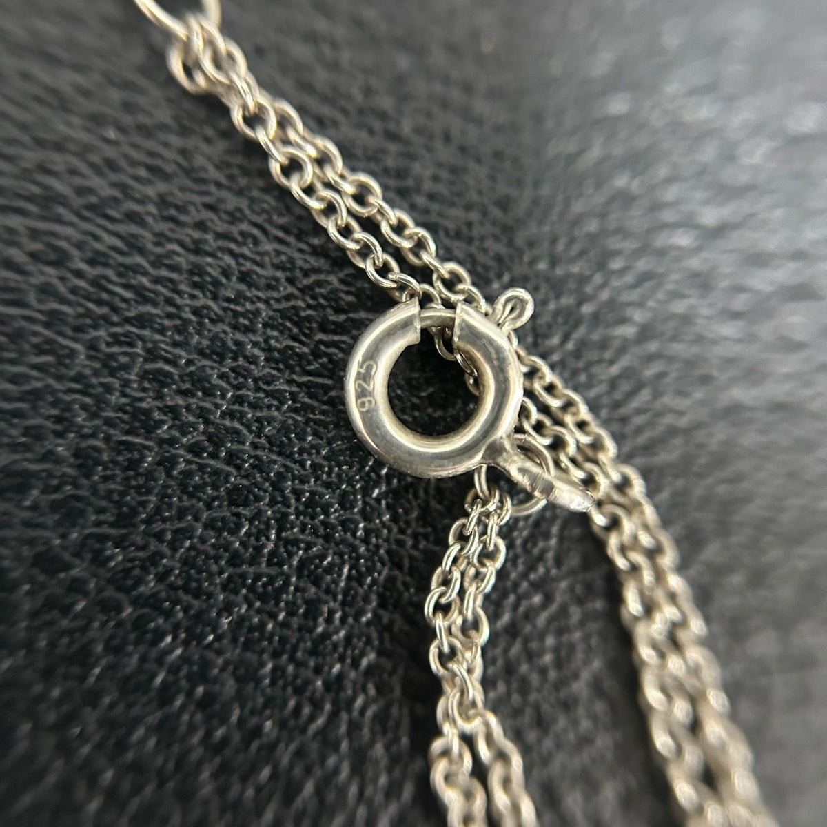 Tiffany & Co. - Return to Tiffany Double Chain Heart Necklace - 925 sterling silver - Silver