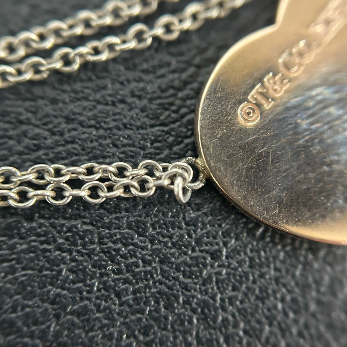 Tiffany & Co. - Return to Tiffany Double Chain Heart Necklace - 925 sterling silver - Silver